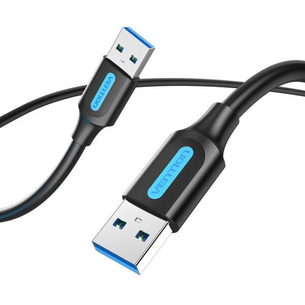 USB 3.0 kabelis Vention CONBH 2A 2m (Juodas PVC) - Image 2