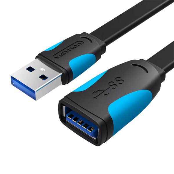 Lygus USB 3.0 pratęsimo kabelis Vention VAS-A13-B300 3m (Juodas) - Image 2