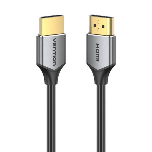 Ultra plonas HDMI kabelis Vention ALEHH 2m 4K 60Hz (Pilkas) - Image 2