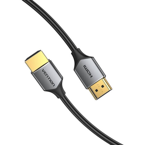 Ultra plonas HDMI kabelis Vention ALEHH 2m 4K 60Hz (Pilkas) - Image 3