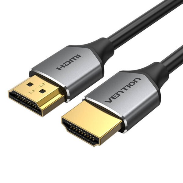 Ultra plonas HDMI kabelis Vention ALEHH 2m 4K 60Hz (Pilkas) - Image 4