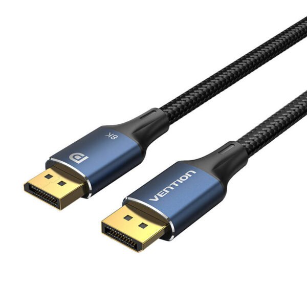 DisplayPort 1.4 kabelis Vention HCELF 1m, 8K 60Hz/ 4K 120Hz (mėlynas) - Image 4