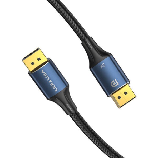 DisplayPort 1.4 kabelis Vention HCELH 2m, 8K 60Hz/ 4K 120Hz (mėlynas) - Image 3