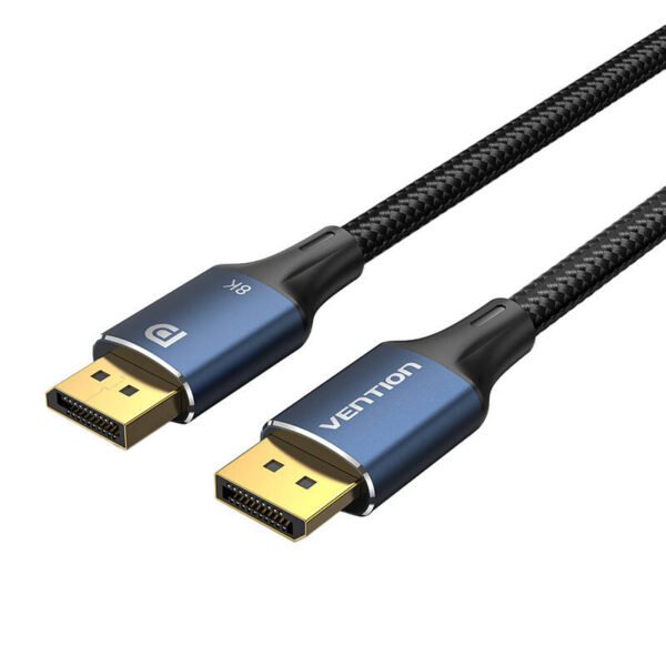 DisplayPort 1.4 kabelis Vention HCELH 2m, 8K 60Hz/ 4K 120Hz (mėlynas) - Image 4