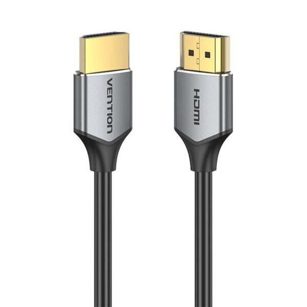 Ultra plonas HDMI kabelis Vention ALEHD 0,5m 4K 60Hz (pilkas) - Image 2