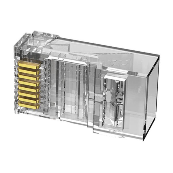 RJ45 CAT6 UTP jungtis Vention IDDR0-100 skaidrus 100 vnt. - Image 2