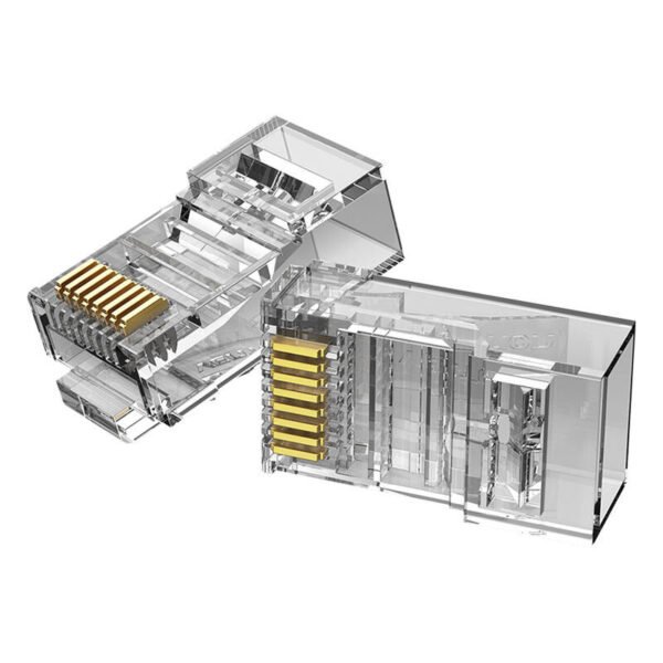 Modulinis RJ45 Cat.5E UTP jungtis Vention IDBR0-50 skaidrus 50 vnt. - Image 3