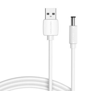 Power Cable USB 2.0 to DC 5.5mm Barrel Jack 5V Vention CEYWG 1