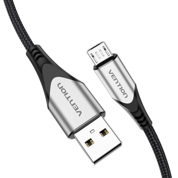 Kabelis USB 2.0 A-Mikro USB Vention COAHD 3A 0,5 m pilkas - Image 3