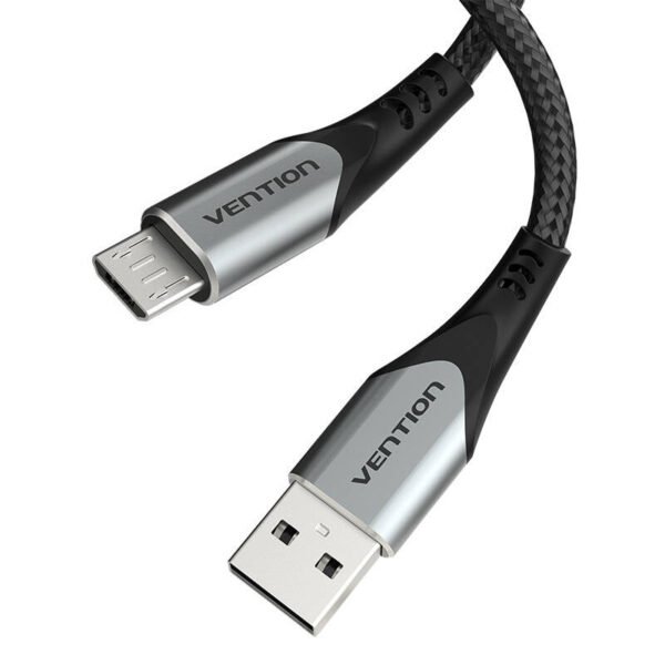 Kabelis USB 2.0 A-Mikro USB Vention COAHD 3A 0,5 m pilkas - Image 4