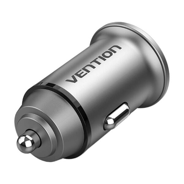 Automobilinis įkroviklis 2x USB Vention FFEH0 30W Pilka - Image 5