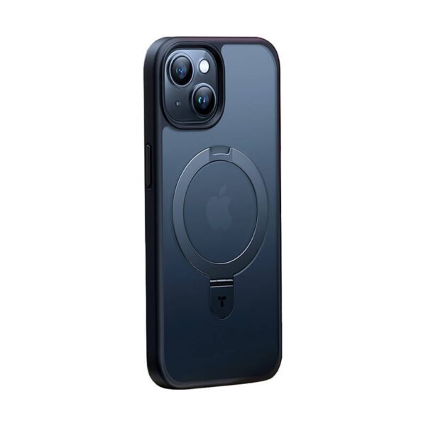 Torras telefono dėklas UPRO Ostand Matte, skirtas iPhone 15 (juodas) - Image 2