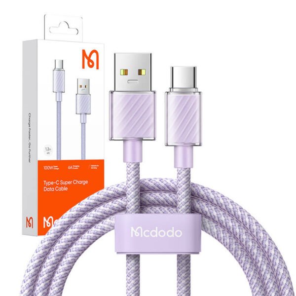 Kabelis USB-A į Lightning Mcdodo CA-3652, 1,2 m (violetinis) - Image 3