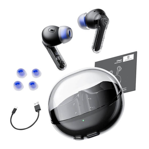 Ausinės Soundpeats Clear (juodos spalvos) - Image 6
