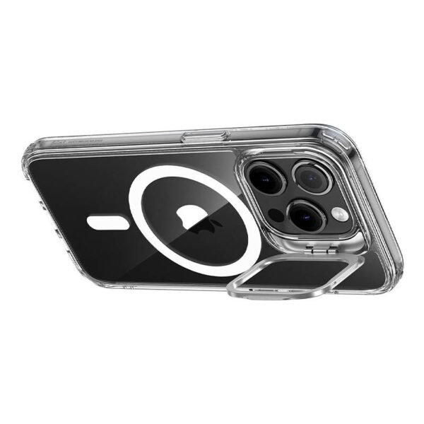 Dėklas ESR Classic Hybrid su stovu iPhone 15 Pro, Magsafe (skaidrus) - Image 3