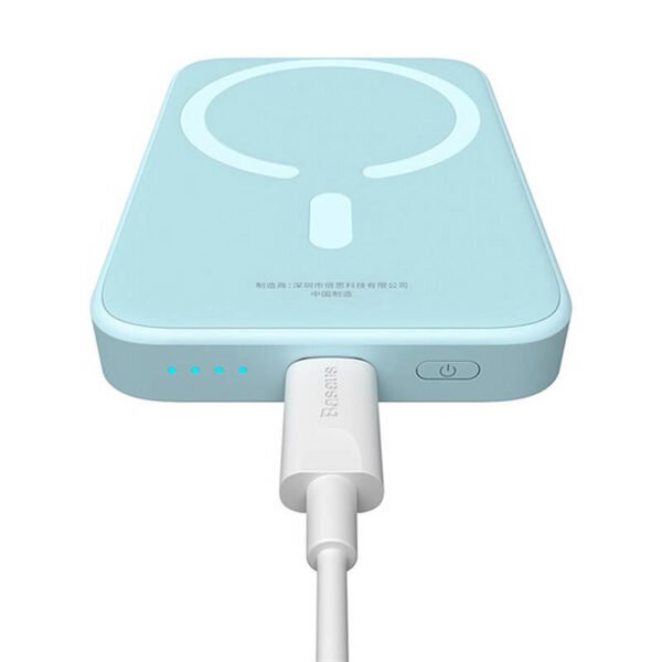 Mini išorinė baterija Baseus 6000 mAh 20W (mėlyna) - Image 8