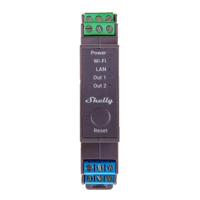Shelly Pro 2 DIN Rail 2-channel Relay