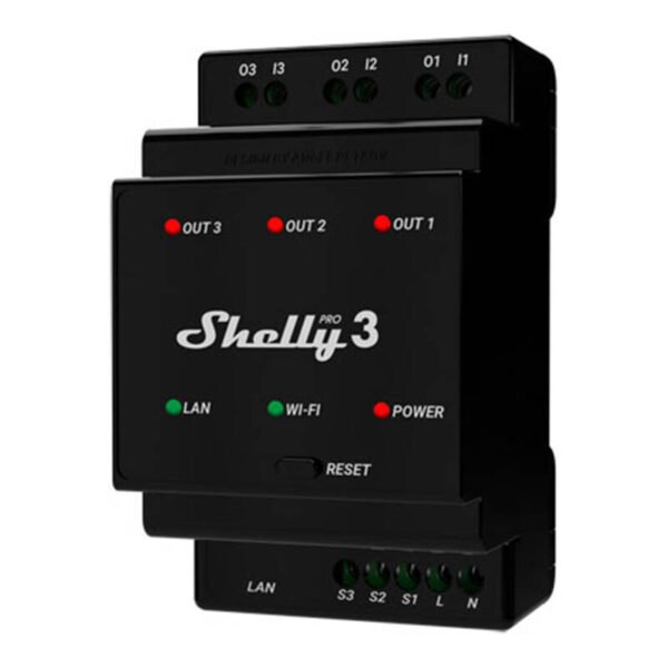 Shelly Pro 3 DIN Rail 3-channel Relay
