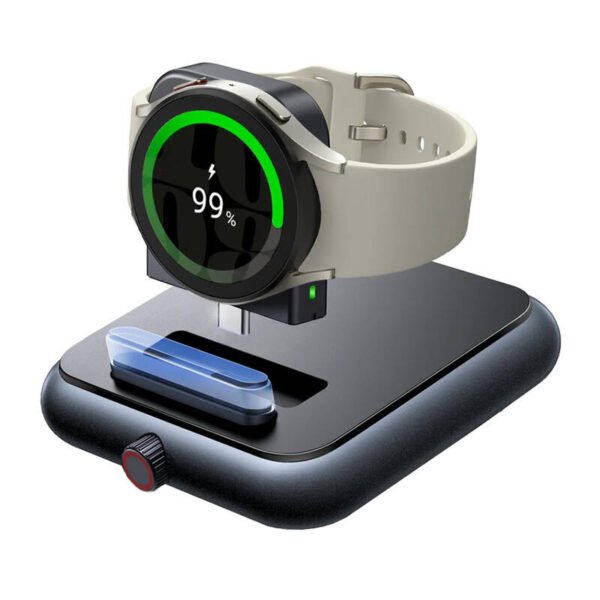 Joyroom JR-WQWW02 Samsung Galaxy Watch magnetinis įkroviklis (juodas) - Image 2