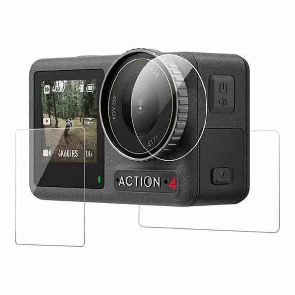 Grūdintas stiklas TELESIN DJI Osmo Action 4/3 - Image 5
