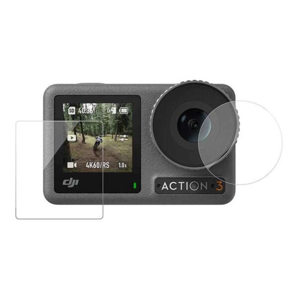 Grūdintas stiklas TELESIN DJI Osmo Action 4/3 - Image 4