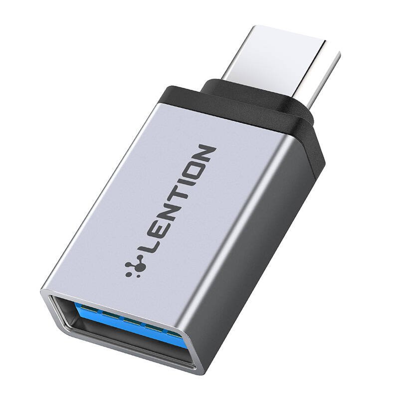 USB-C į USB 3.0 adapteris Lention (sidabrinis)