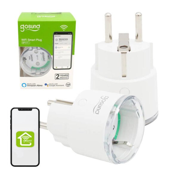 Išmanusis kištukas WiFi Gosund SP111 3680W 16A, Tuya 2 vnt. rinkinys - Image 6