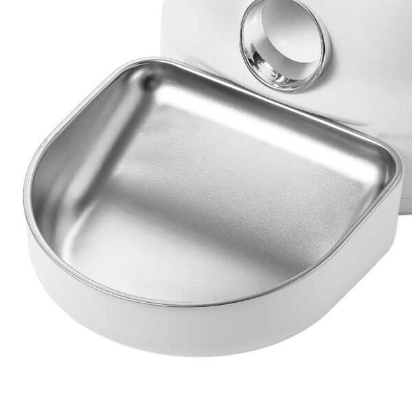 Automatinis šunų šėrimo įrenginys su plastikiniu dubeniu Dogness (balta) - Image 2