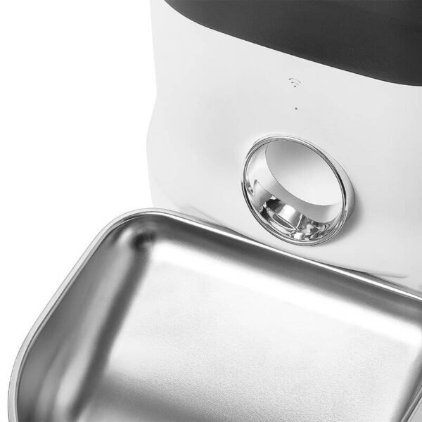 Automatinis šunų šėrimo įrenginys su plastikiniu dubeniu Dogness (balta) - Image 3
