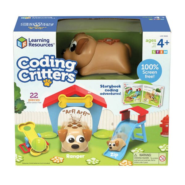Coding Critters Ranger & Zip programavimo žaidimas Learning Resources LER 3080 - Image 5