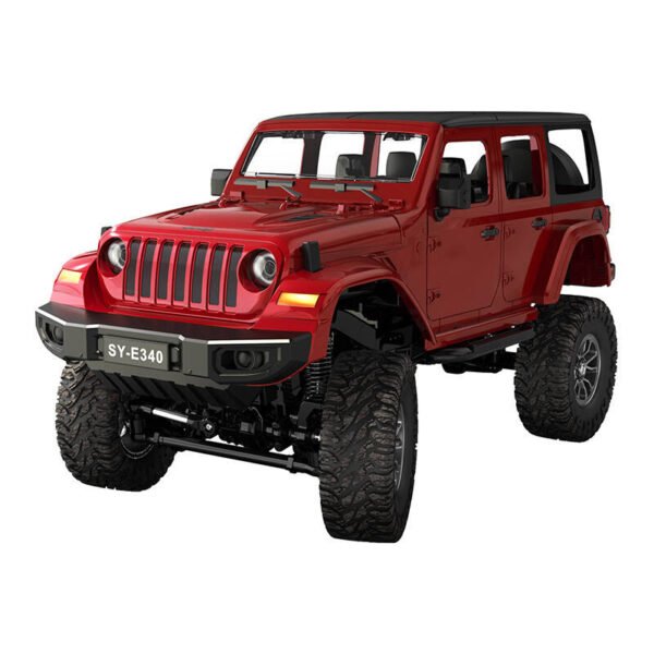 Nuotoliniu būdu valdomas automobilis 1:14 Double Eagle (raudonas) Jeep Crawler Pro E340-003 - Image 2