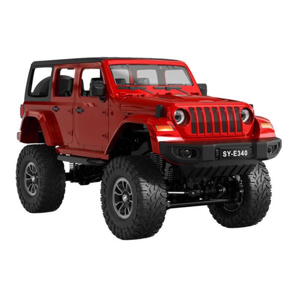 Nuotoliniu būdu valdomas automobilis 1:14 Double Eagle (raudonas) Jeep Crawler Pro E340-003 - Image 4