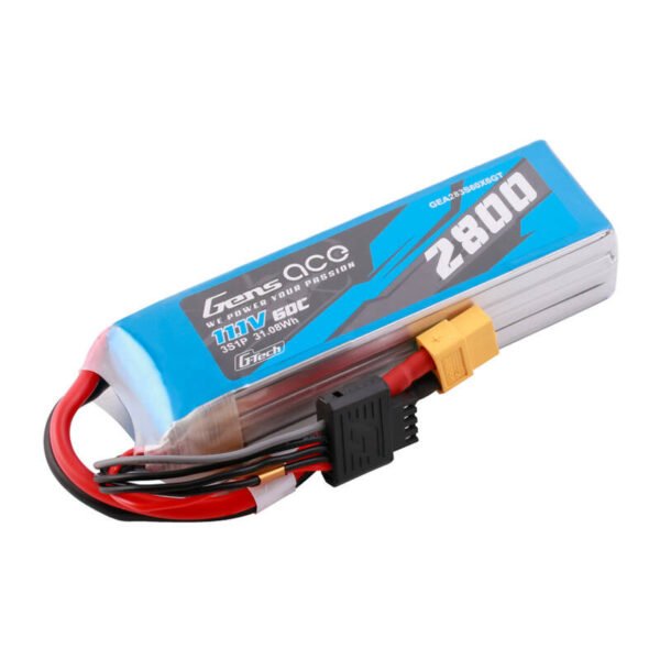 Gens ace G-Tech Soaring 2800mAh 11.1V 60C 3S1P LiPo XT60 - Image 2