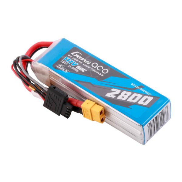 Gens ace G-Tech Soaring 2800mAh 11.1V 60C 3S1P LiPo XT60 - Image 3