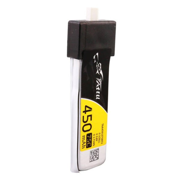 Gens Ace 450mAh 3.8V 75C 1S1P HV LiPo baterijos (5 vnt.) - Image 2