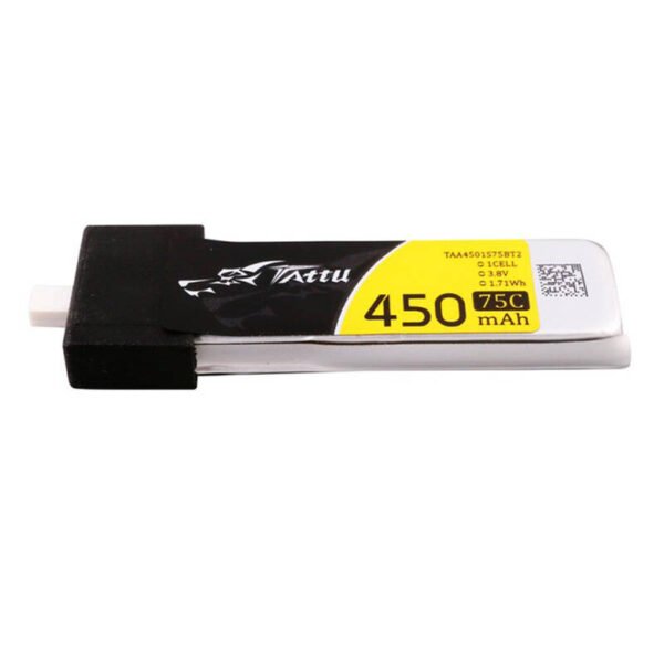 Gens Ace 450mAh 3.8V 75C 1S1P HV LiPo baterijos (5 vnt.) - Image 3