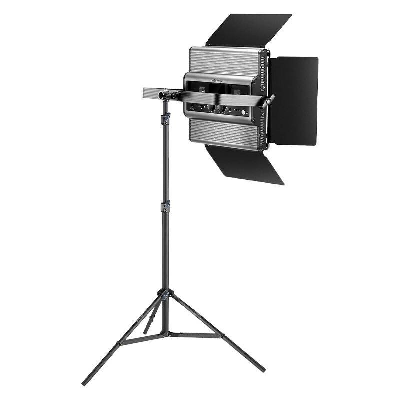 Neewer RGB1200 LED lempų rinkinys: 2 lempos, 60W, 2500–8500K, su stoveliais ir šviesos sklendėmis - Image 2