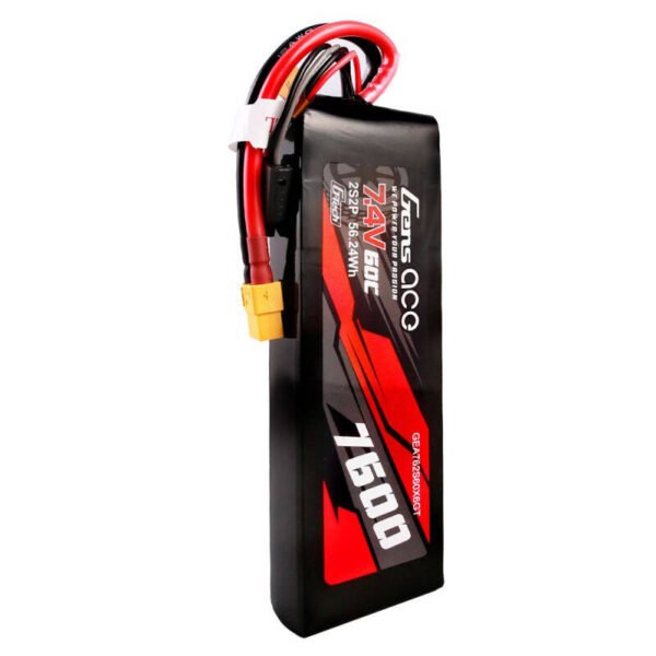 Gens ace G-Tech 7600mAh 7.4V 60C 2S2P LiPo baterija PC padui - Image 4