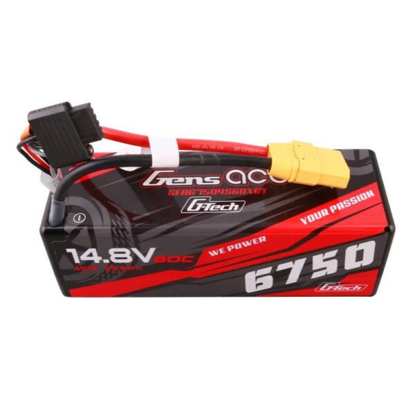 Akumuliatorius Gens ace G-Tech 6750mAh 14.8V 60C 4S1P 14# XT90 - Image 3