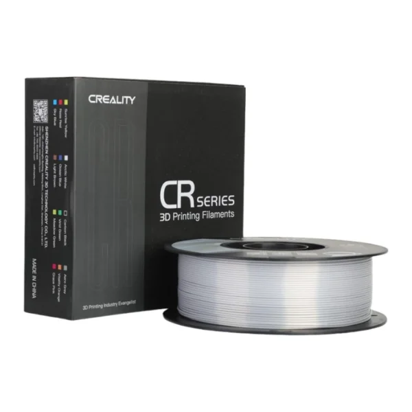 CR-Silk PLA gija Creality (sidabrinis) - Image 3