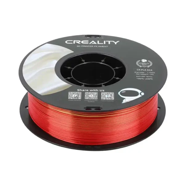 CR-Silk PLA gija Creality (auksinis-raudonas) - Image 4