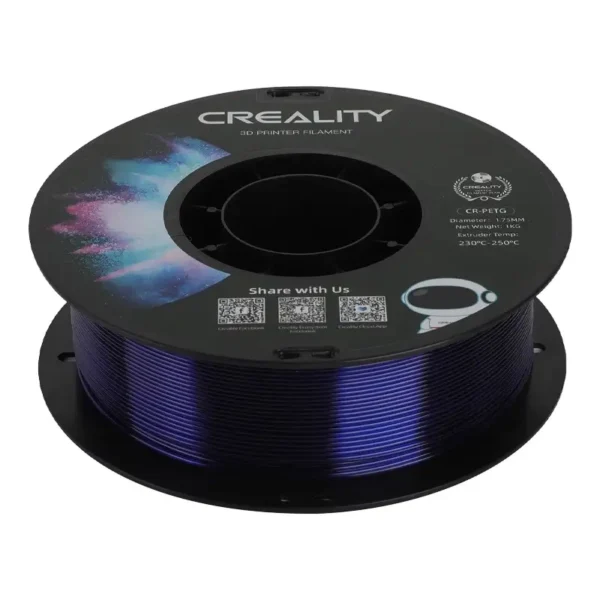 CR-PETG gija Creality (skaidrus mėlynas) - Image 4