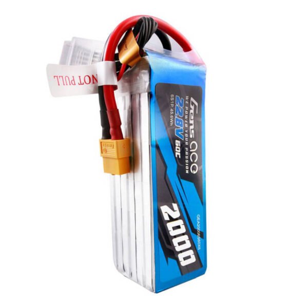 Gens ace 2000mAh 22.8V 60C 6S1P aukštos įtampos Lipo baterija su XT60 jungtimi - Image 3