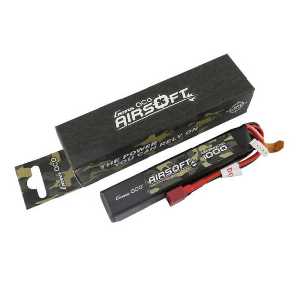 Gens ace 25C 1000mAh 3S1P 11.1V airsoft ginklo Lipo baterija su T jungtimi - Image 2