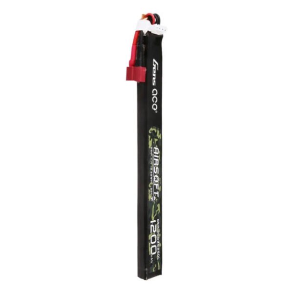 Gens ace 25C 1200mAh 3S1P 11.1V ilga airsoft ginklo Lipo baterija su T jungtimi - Image 3