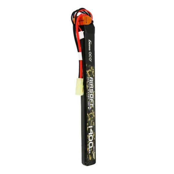 Gens ace 25C 1400mAh 3S1P 11.1V Airsoft ginklo LiPo baterija su mini Tamiya jungtimi - Image 3