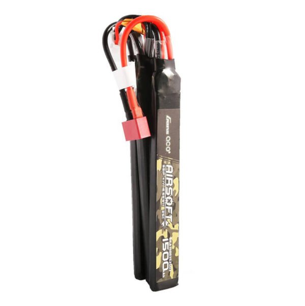 Gens ace 25C 1500mAh 3S1P 11.1V Nunchuck 3X airsoft ginklo Lipo baterija su T jungtimi - Image 3