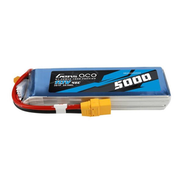 Gens ace 5000mAh 11,1V 45C 3S1P Lipo baterija su XT90 jungtimi - Image 2