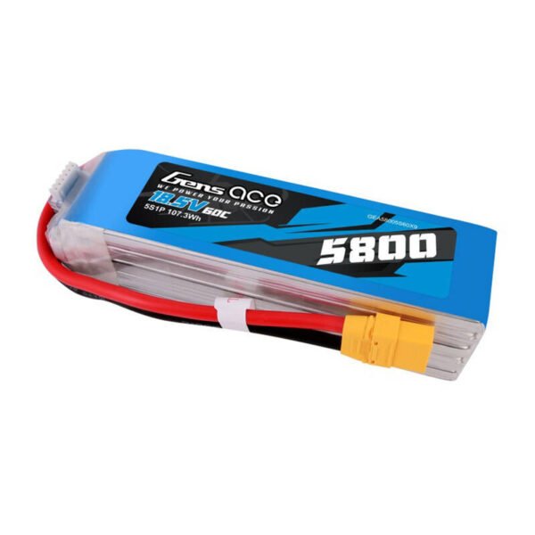 Gens ace 5800mAh 60C 18,5V 5S1P Lipo baterijos paketas su XT90 jungtimi - Image 3