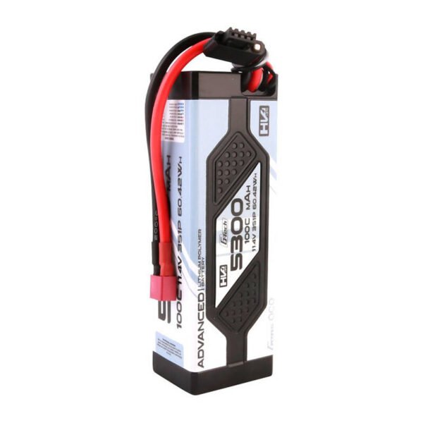 Gens ace Advanced G-Tech 5300mAh 11,4V 3S1P 100C HV automobilių Lipo baterijos paketas su kietu korpusu ir Deans jungtimi - Image 4